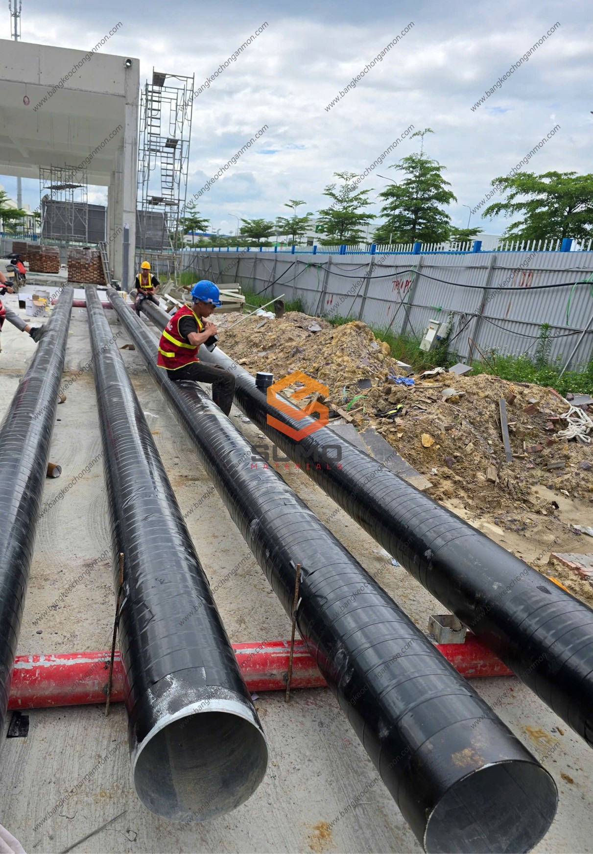Sumo Materials Cung Cấp Băng Quấn Chống Ăn Mòn Xunda T300 Cho Dự Án Ce-Link (Hải Dương)